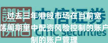 过去三年港股市场在当前宽幅震荡周期里中配资风险控制的账户管理